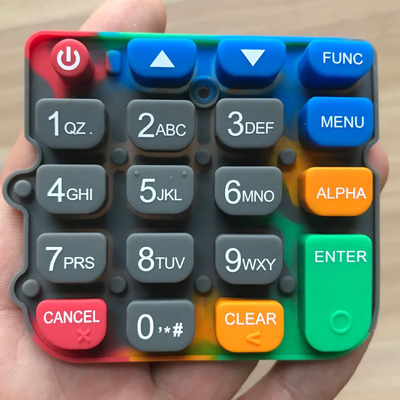 Τα προσαρμοσμένα POS λαστιχένια κλειδιά σιλικόνης μηχανών στεγανοποιούν ανθεκτικό